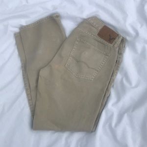 5/25 American Eagle Beige Jeans 33/32